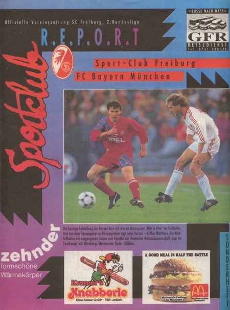 Programm Bundesliga 1996/97 FC Hansa Rostock MSV Duisburg 